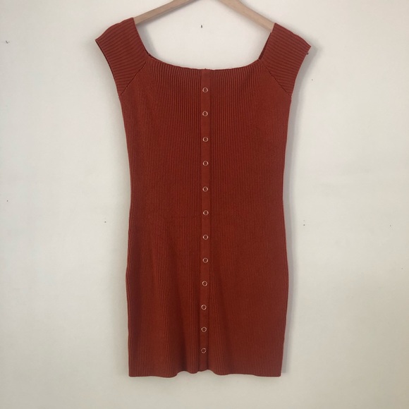 URBAN OUTFITTERS Bodycon dress - Rust - Picture 1 of 5